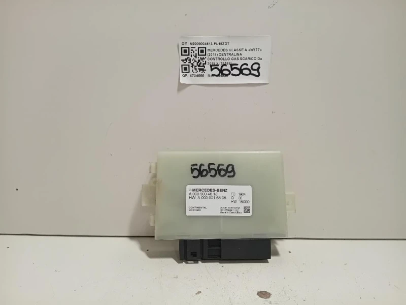 Centralina Controllo GAS Scarico A0009004613 Mercedes Classe A W177 2018