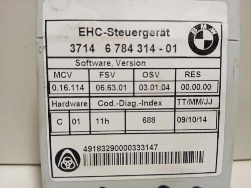 Centralina Controllo Pneumatici 3714678431401 Bmw Serie 5 E61 Touring 2004
