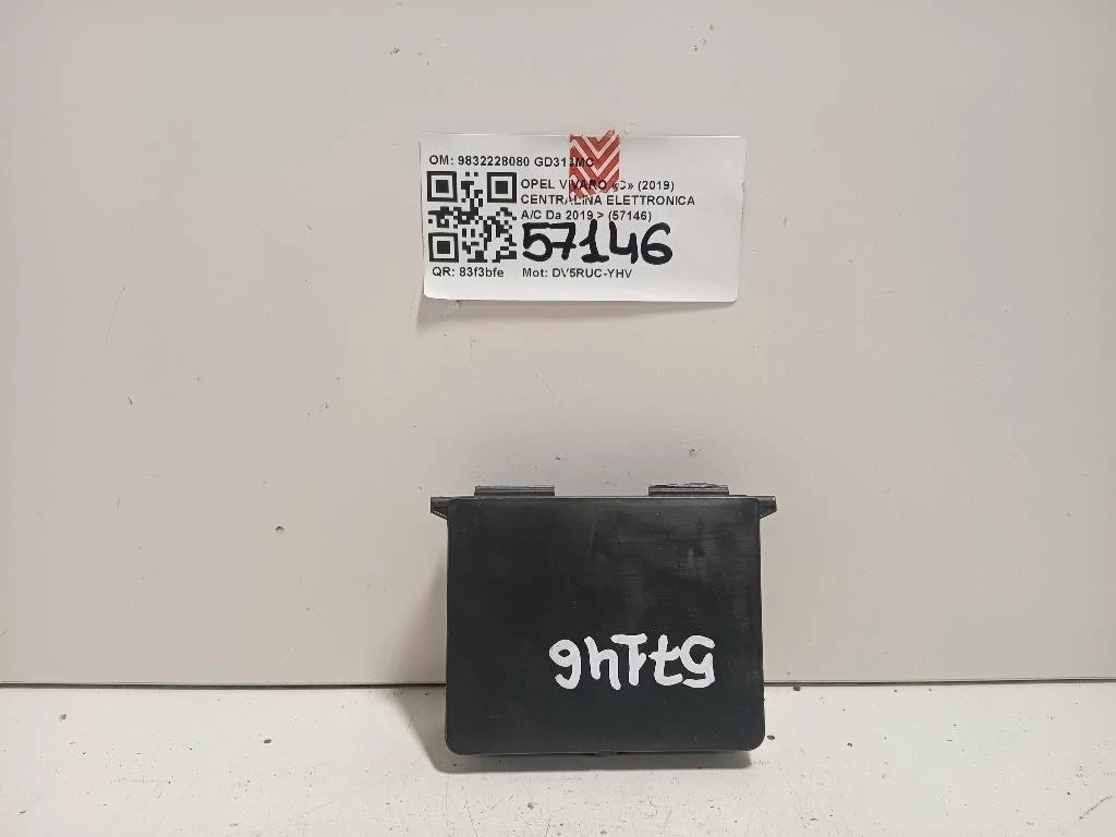 Centralina Elettronica AC 9832228080 Opel Vivaro C 2019