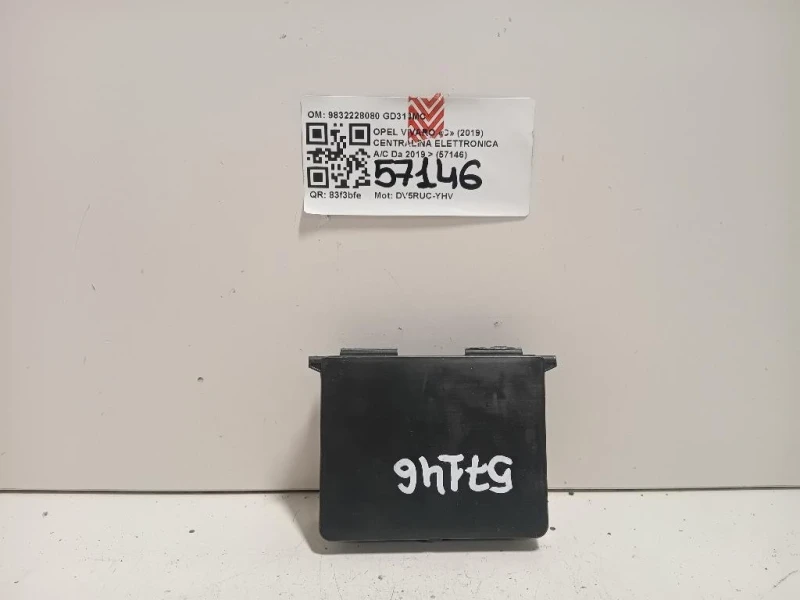 Centralina Elettronica AC 9832228080 Opel Vivaro C 2019