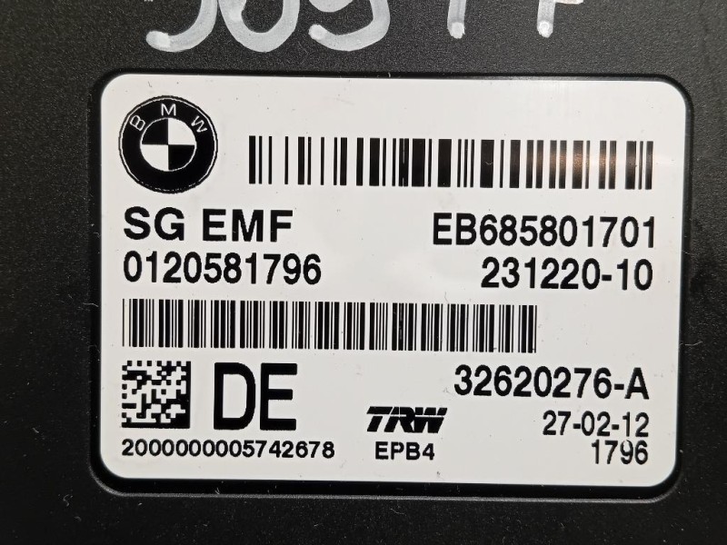Centralina Freno A MANO 23122010 Bmw Serie 5 F10 Berlina 2012