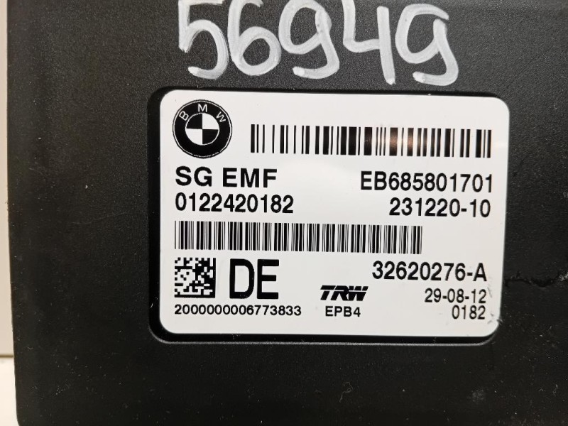 Centralina Freno A MANO 32620276 Bmw Serie 5 F10 Berlina 2012