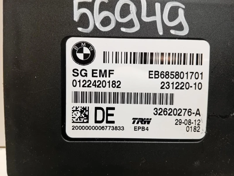 Centralina Freno A MANO 32620276 Bmw Serie 5 F10 Berlina 2012