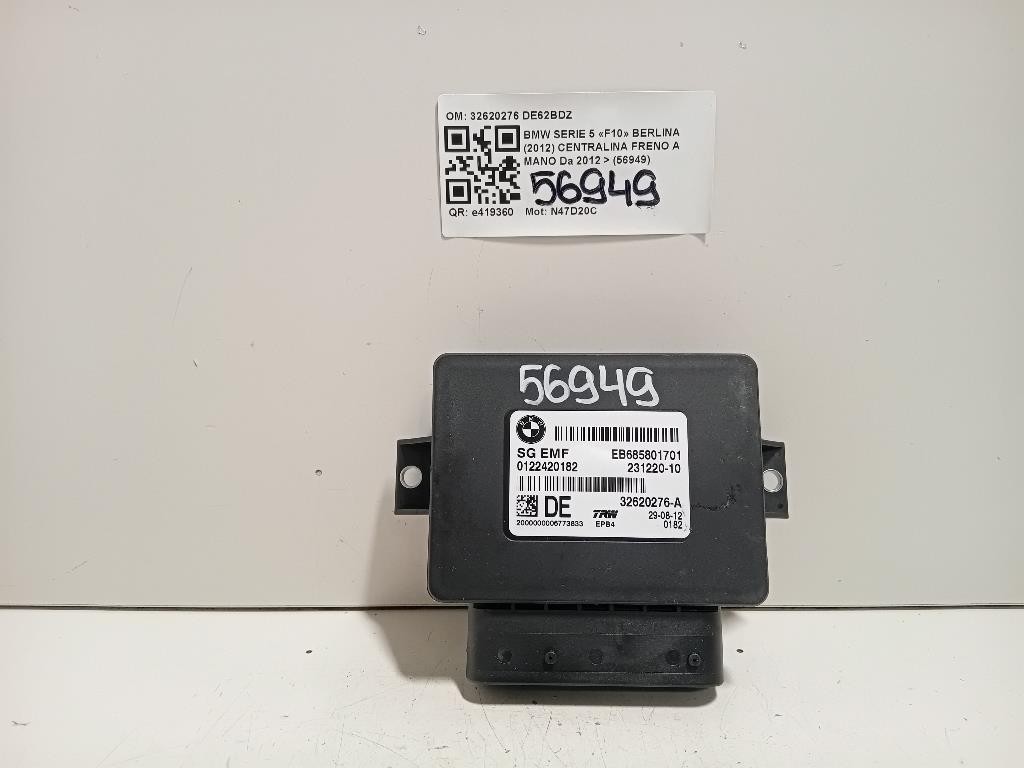 Centralina Freno A MANO 32620276 Bmw Serie 5 F10 Berlina 2012