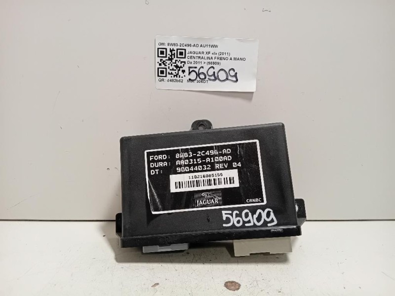 Centralina Freno A MANO 8W83-2C496-AD Jaguar XF I 2011