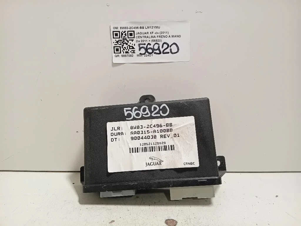 Centralina Freno A MANO 8W83-2C496-BB Jaguar XF I 2011