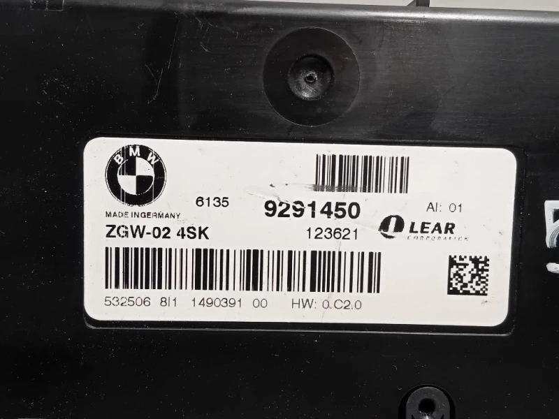 Centralina Gateway 9291450 Bmw Serie 5 F10 Berlina 2012