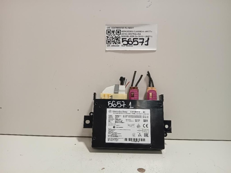 Centralina Immobilizer A2479002707 Mercedes Classe A W177 2018
