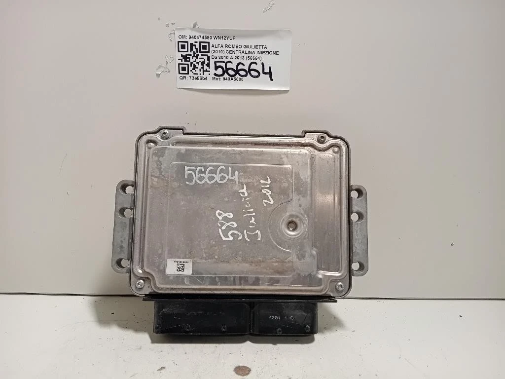 Centralina Iniezione 940474580 Alfa Romeo Giulietta 2010