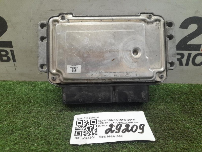 Centralina Iniezione 51854163H Alfa Romeo MITO 2011