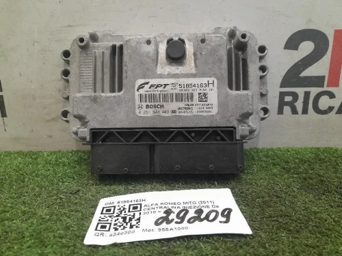 Centralina Iniezione 51854163H Alfa Romeo MITO 2011