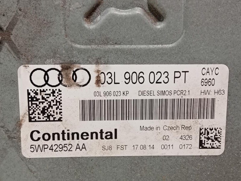 Centralina Iniezione 03L906023PT Audi A1 8XK 2015