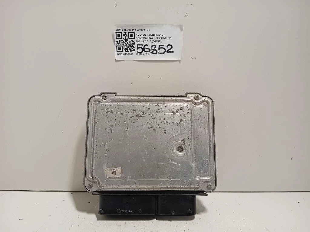 Centralina Iniezione 03L906018 Audi Q3 8UB 2012