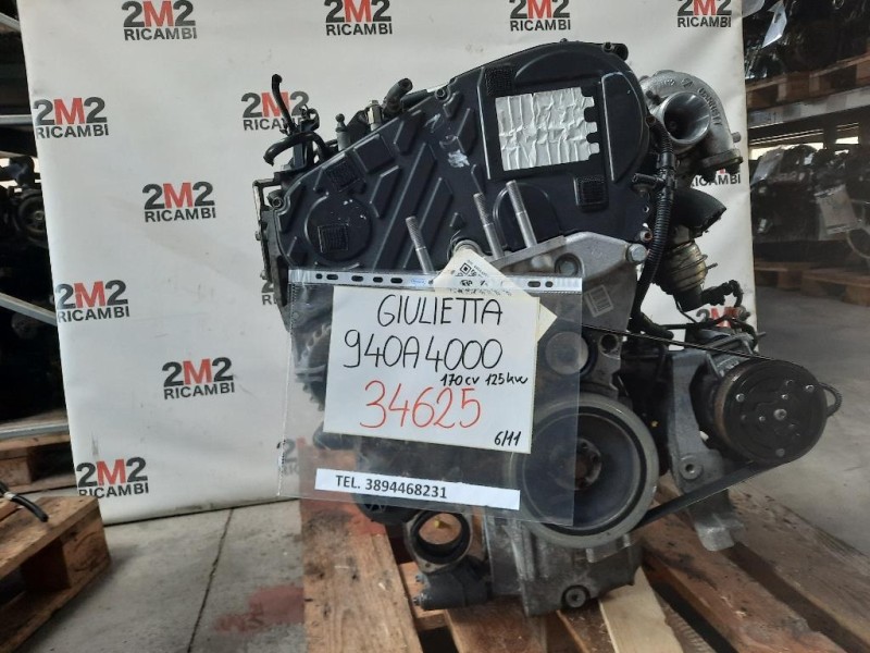 Motore Completo 940A4000 170CV 125 KW Alfa Romeo Giulietta 2013