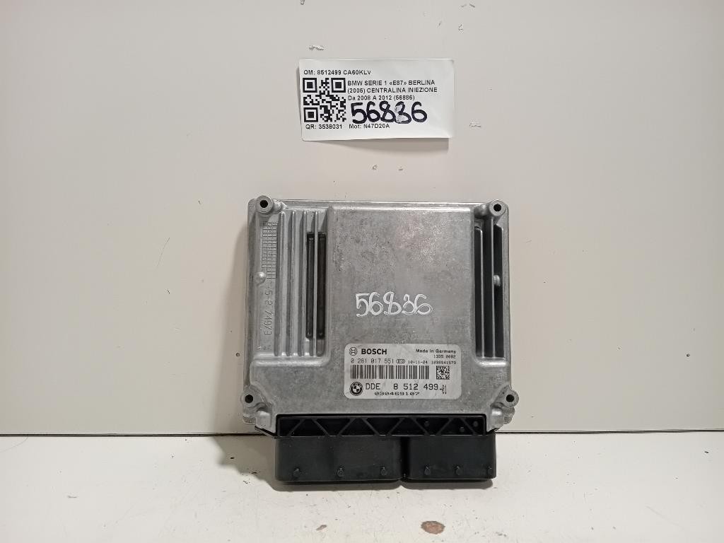 Centralina Iniezione 8512499 Bmw Serie 1 E87 Berlina 2005