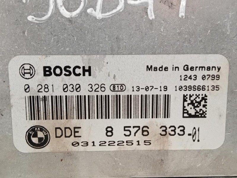 Centralina Iniezione 8576333 Bmw Serie 1 F20 Berlina 2012