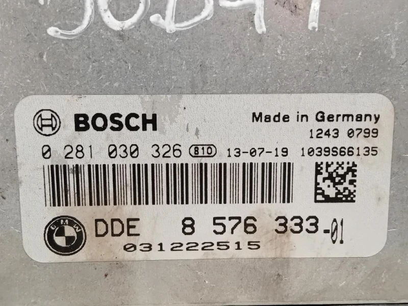 Centralina Iniezione 8576333 Bmw Serie 1 F20 Berlina 2012