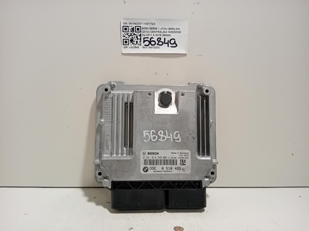 Centralina Iniezione 851842301 Bmw Serie 1 F20 Berlina 2012