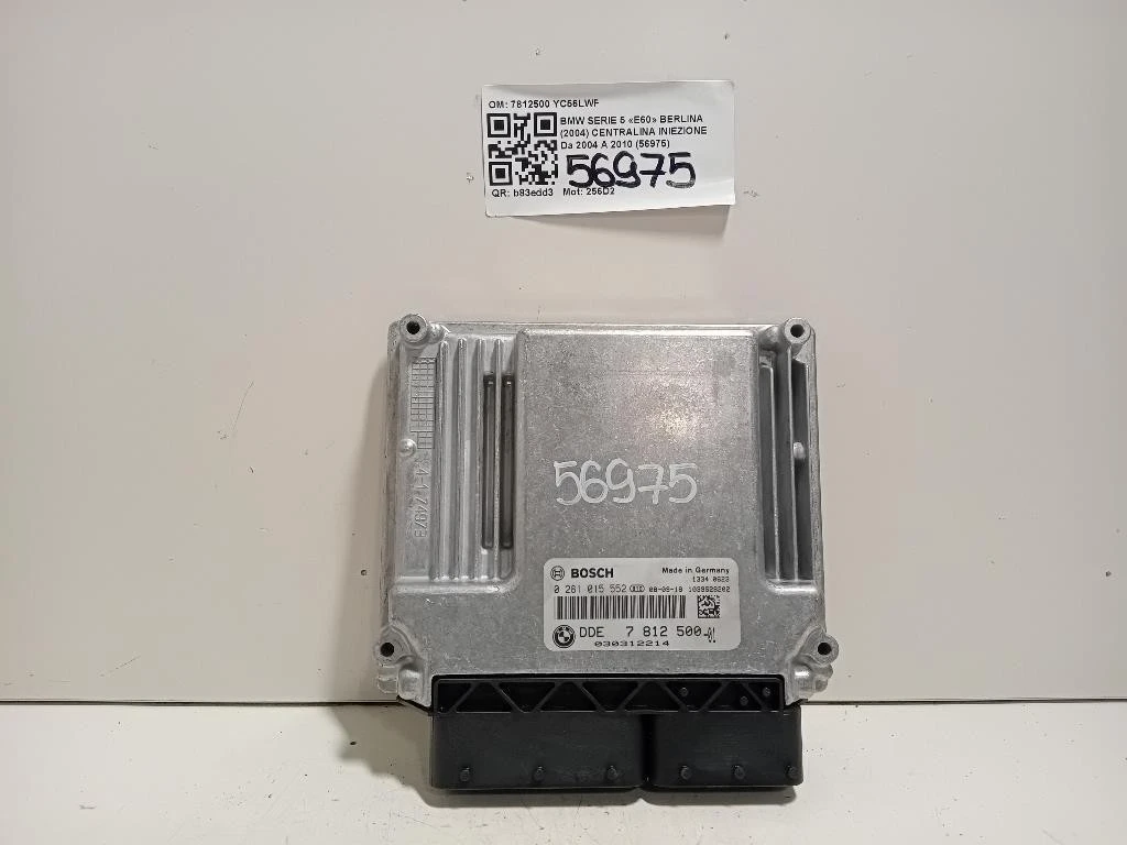 Centralina Iniezione 7812500 Bmw Serie 5 E60 Berlina 2004