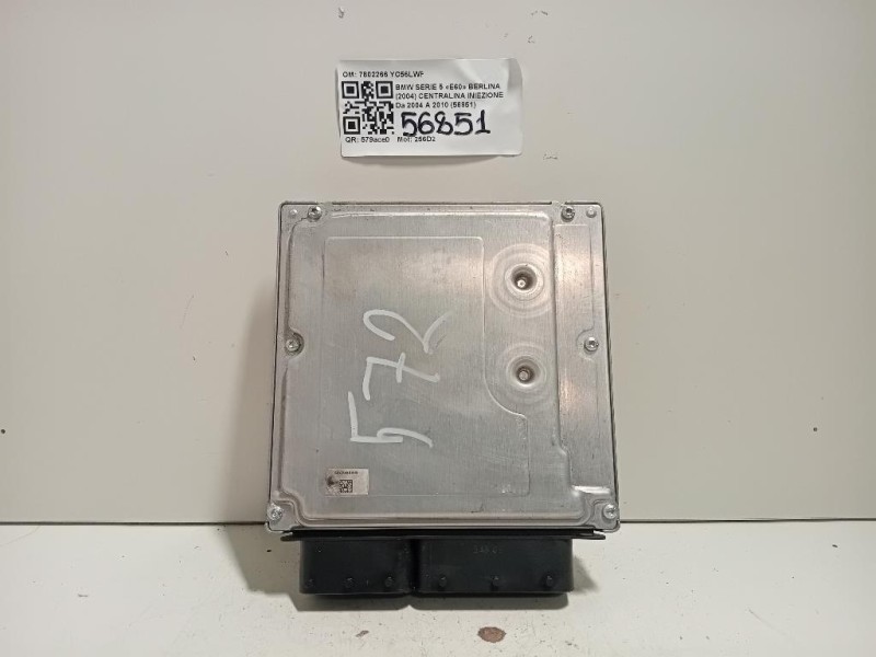 Centralina Iniezione 7802266 Bmw Serie 5 E60 Berlina 2004