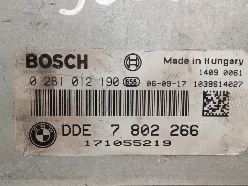 Centralina Iniezione 7802266 Bmw Serie 5 E60 Berlina 2004