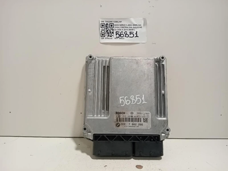 Centralina Iniezione 7802266 Bmw Serie 5 E60 Berlina 2004