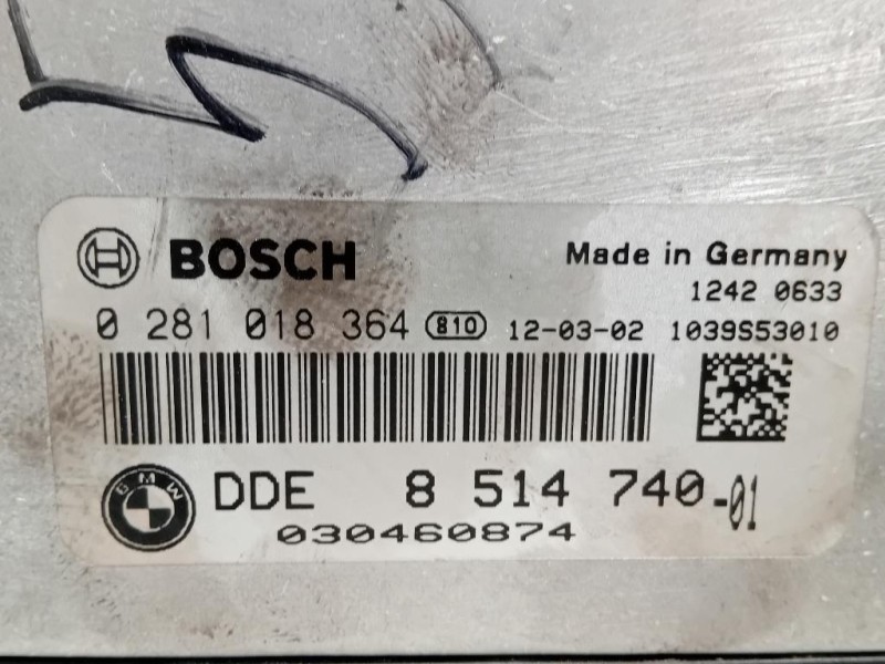 Centralina Iniezione 8514740 Bmw Serie 5 F10 Berlina 2012