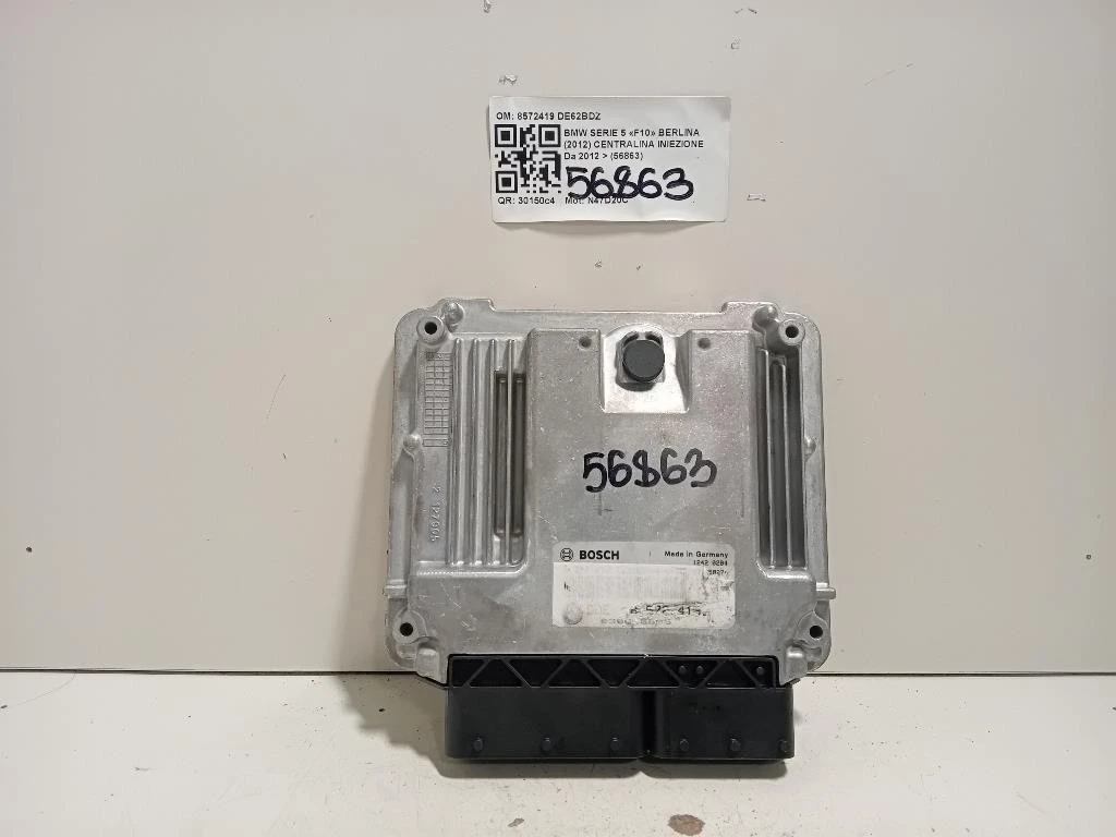 Centralina Iniezione 8572419 Bmw Serie 5 F10 Berlina 2012