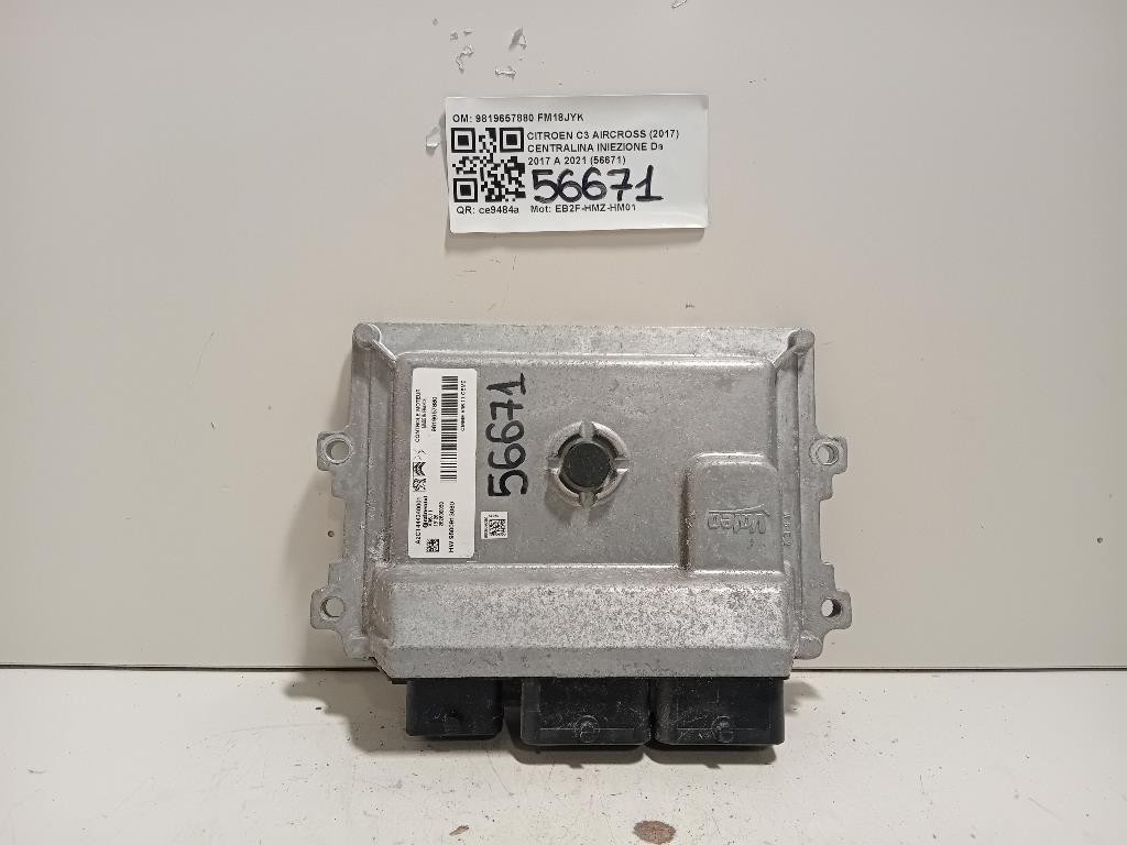 Centralina Iniezione 9819657880 Citroen C3 Aircross 2017