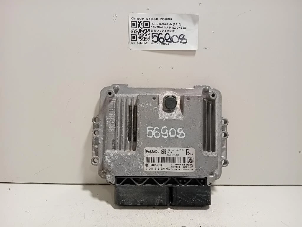 Centralina Iniezione BG91-12A650-B Ford S-max I 2010