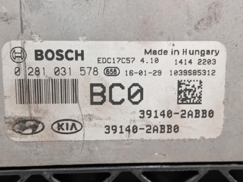 Centralina Iniezione 39140-2ABB0 Hyundai Tucson II 2015