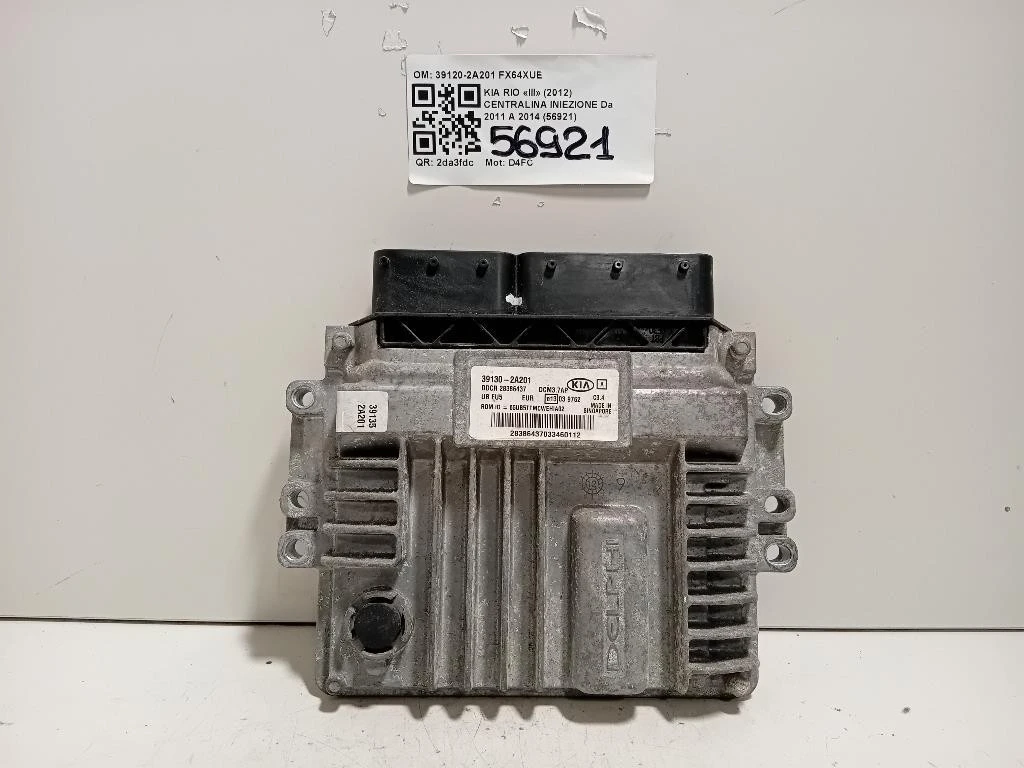 Centralina Iniezione 39120-2A201 Kia RIO III 2012