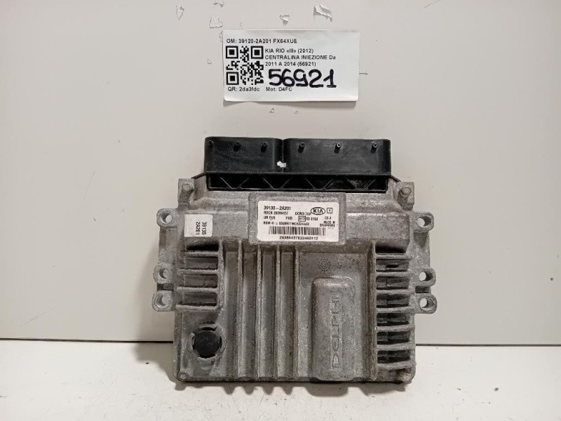 Centralina Iniezione 39120-2A201 Kia RIO III 2012