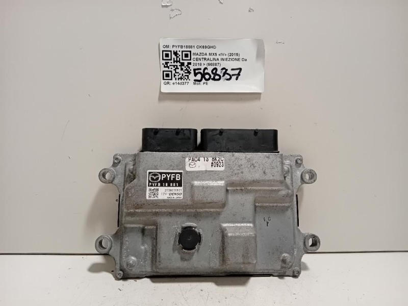 Centralina Iniezione PYFB18881 Mazda MX5 IV 2015