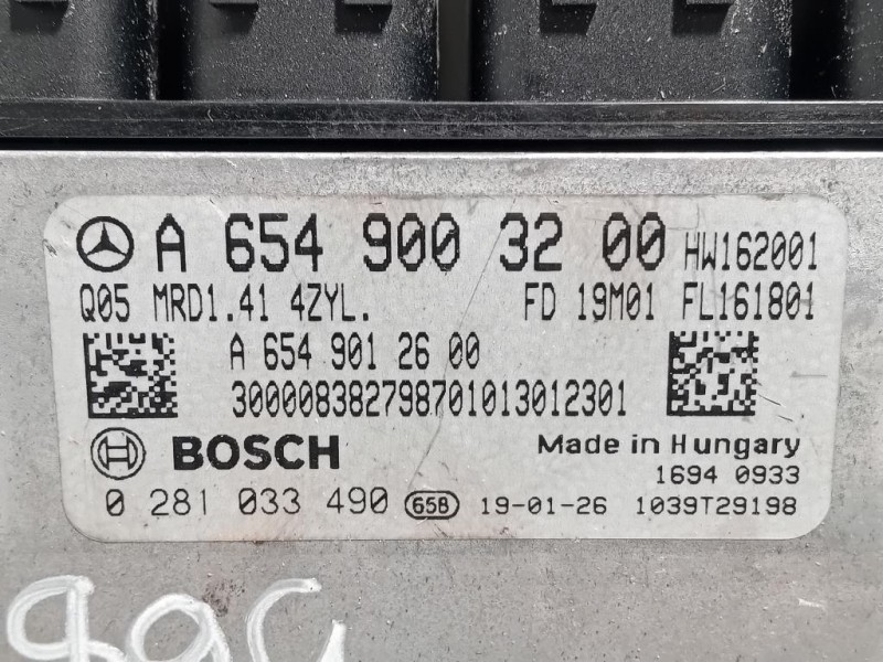 Centralina Iniezione A6549003200 Mercedes Classe A W177 2018