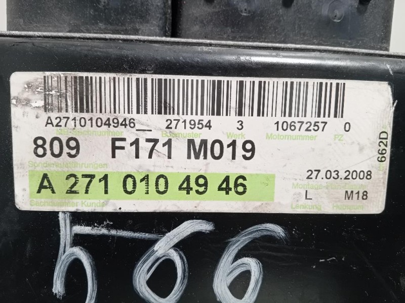 Centralina Iniezione A2711536091 Mercedes Classe SLK R171 2008