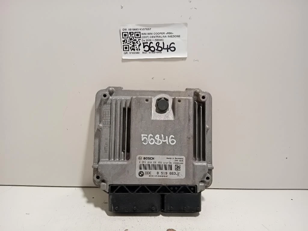 Centralina Iniezione 8519663 Mini MINI Cooper R56 2007