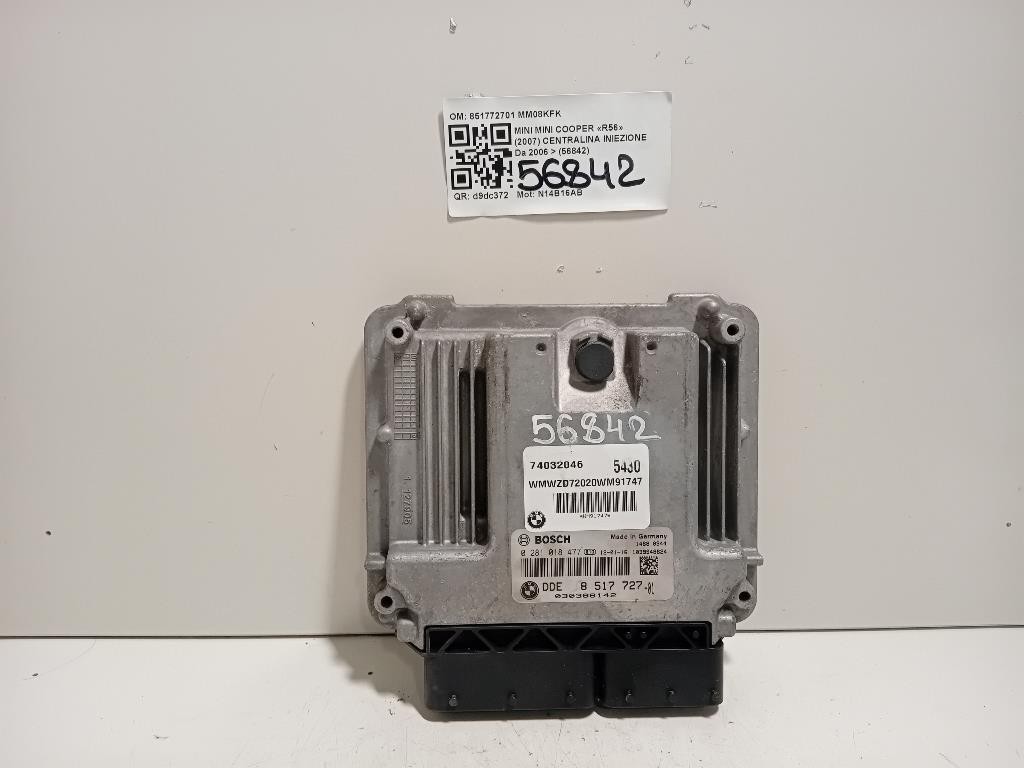 Centralina Iniezione 851772701 Mini MINI Cooper R56 2007