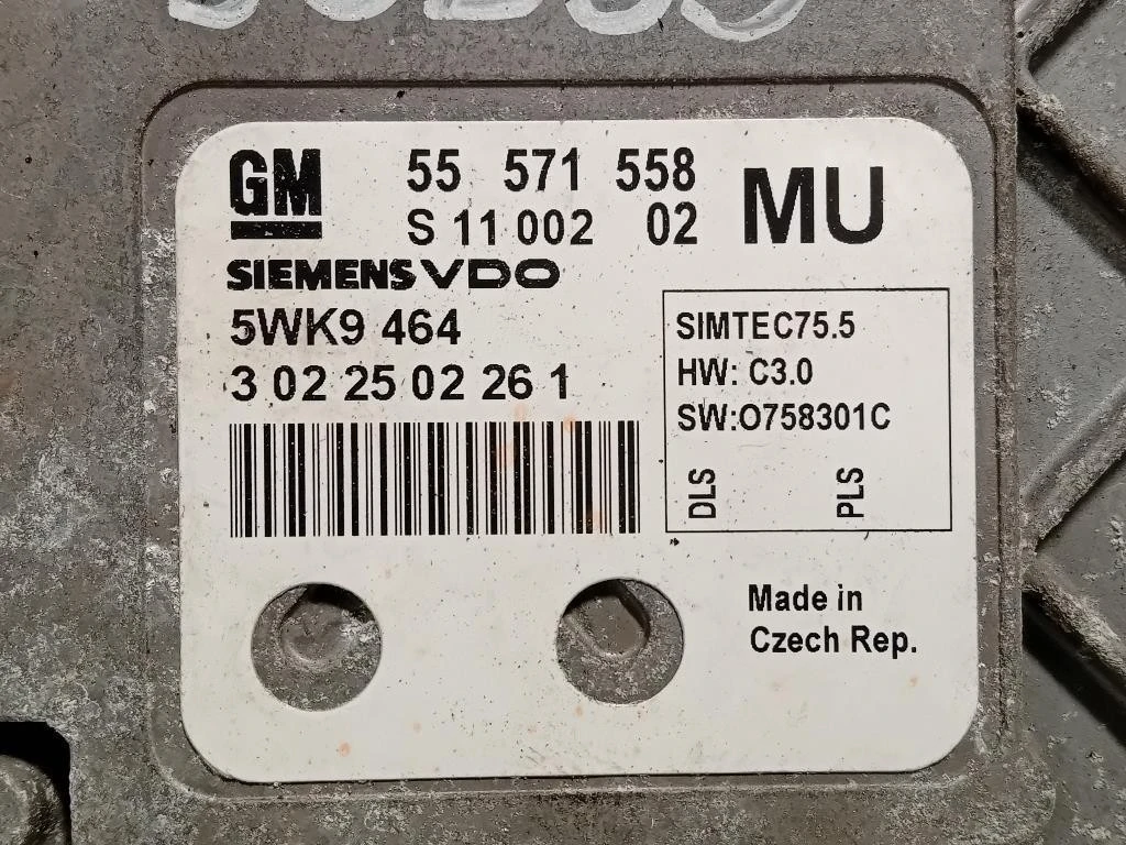 Centralina Iniezione 55571558 Opel Zafira B 2005