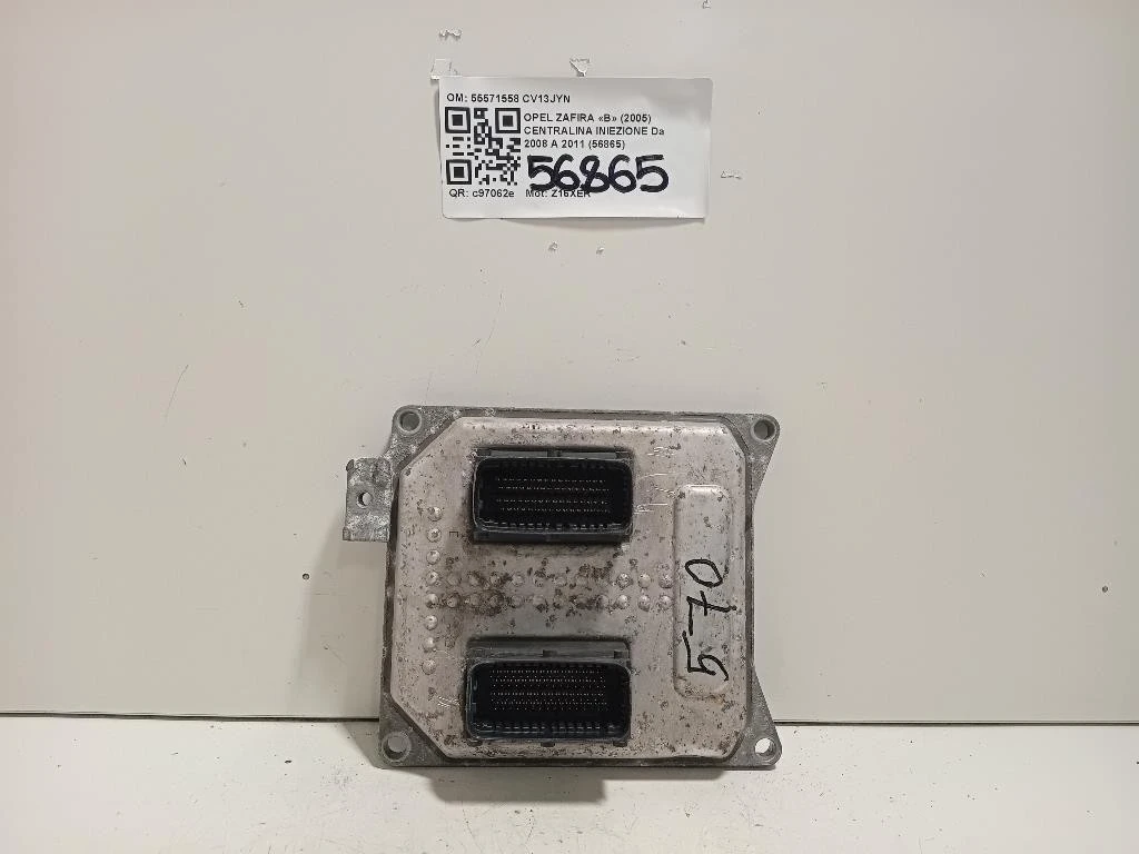 Centralina Iniezione 55571558 Opel Zafira B 2005