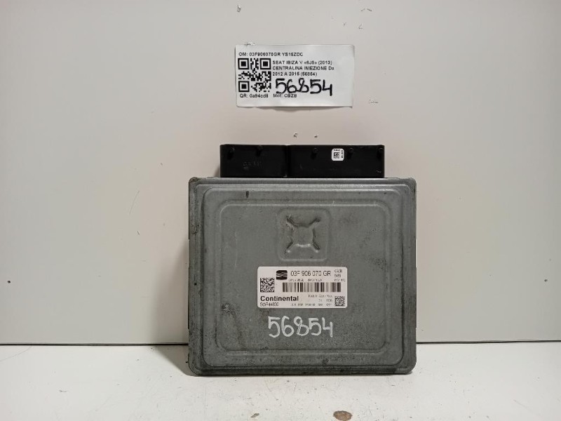 Centralina Iniezione 03F906070GR Seat Ibiza V 6J5 2013