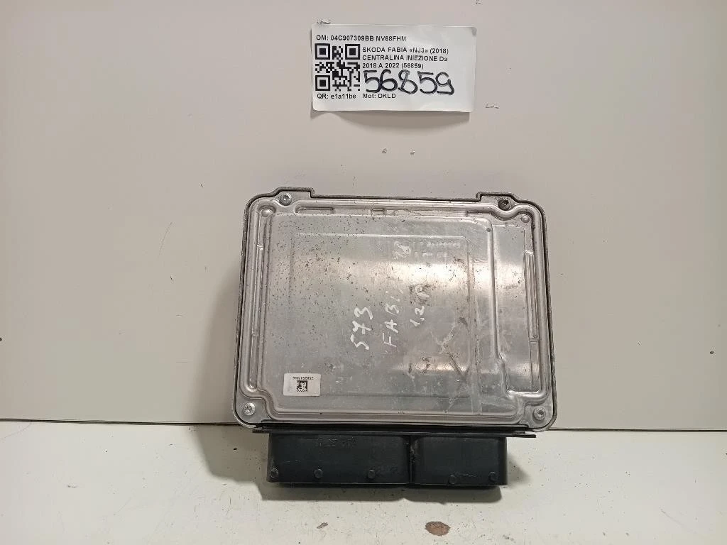 Centralina Iniezione 04C907309BB Skoda Fabia NJ3 2018