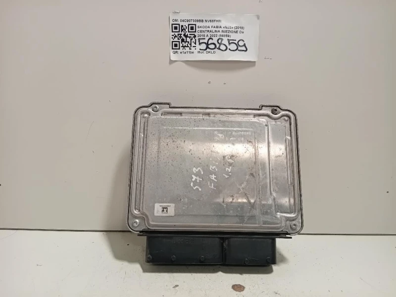 Centralina Iniezione 04C907309BB Skoda Fabia NJ3 2018