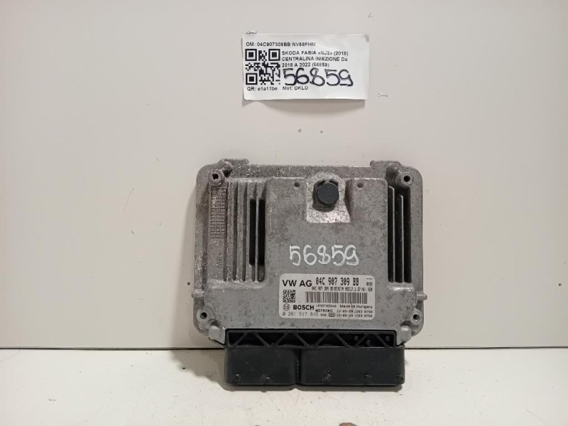 Centralina Iniezione 04C907309BB Skoda Fabia NJ3 2018