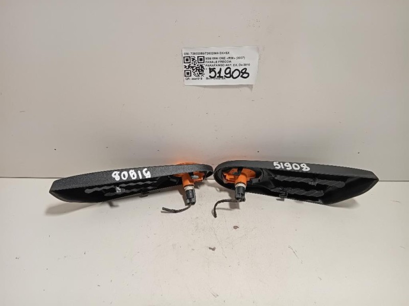 Fanale Freccia Parafango ANT DX 7260205972602069 DX+SX Mini MINI ONE R56 2007