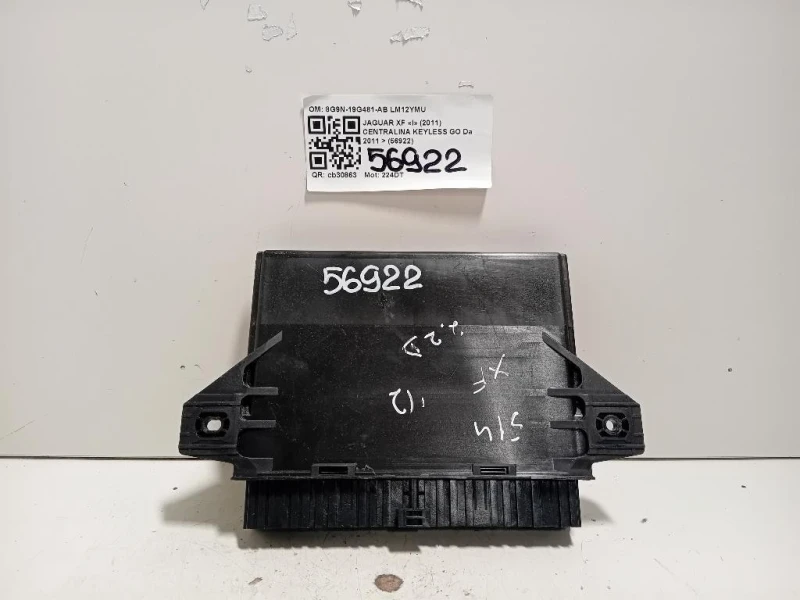 Centralina Keyless GO 8G9N-19G481-AB Jaguar XF I 2011