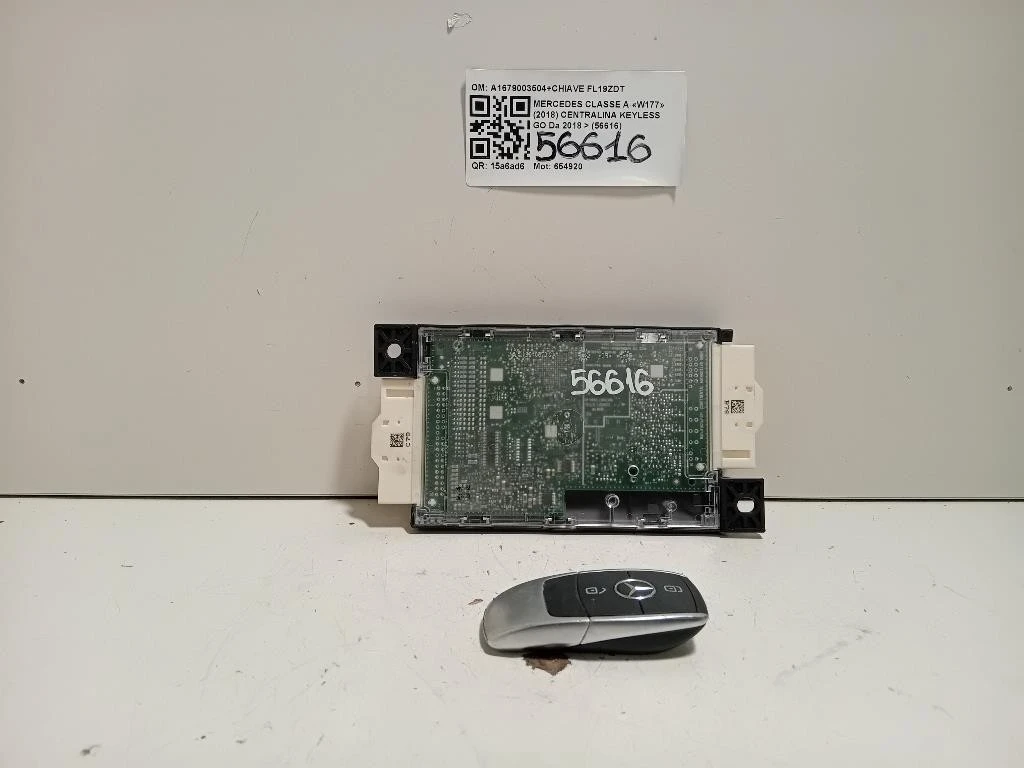 Centralina Keyless GO A1679003504+CHIAVE Mercedes Classe A W177 2018