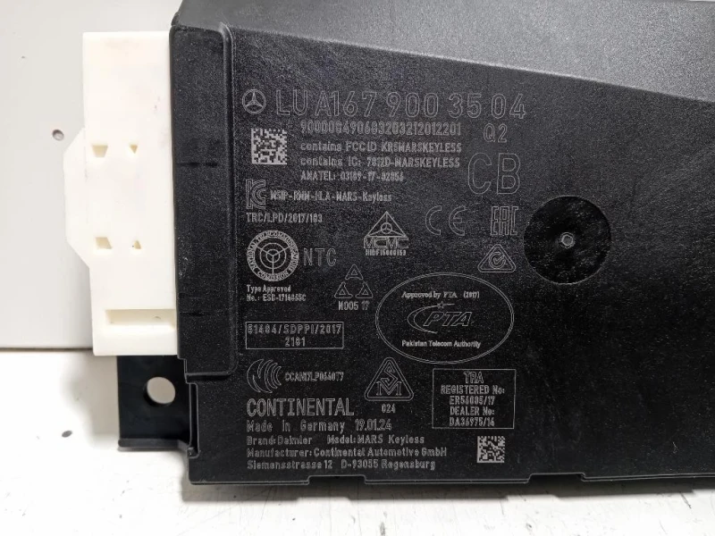 Centralina Keyless GO A1679003504+CHIAVE Mercedes Classe A W177 2018