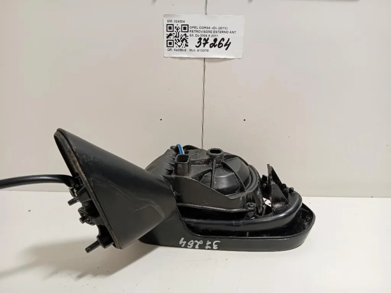 Retrovisore Esterno ANT SX 3 FILI VETRO SPECCHIO Opel Corsa D 2011