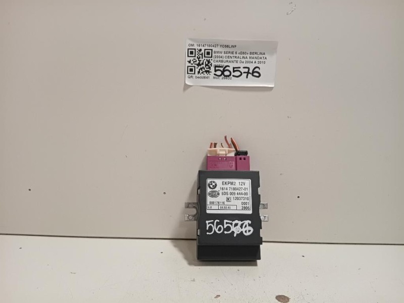 Centralina Mandata Carburante 16147180427 Bmw Serie 5 E60 Berlina 2004